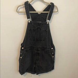 Old Navy Overall Shorts in Vintage Black